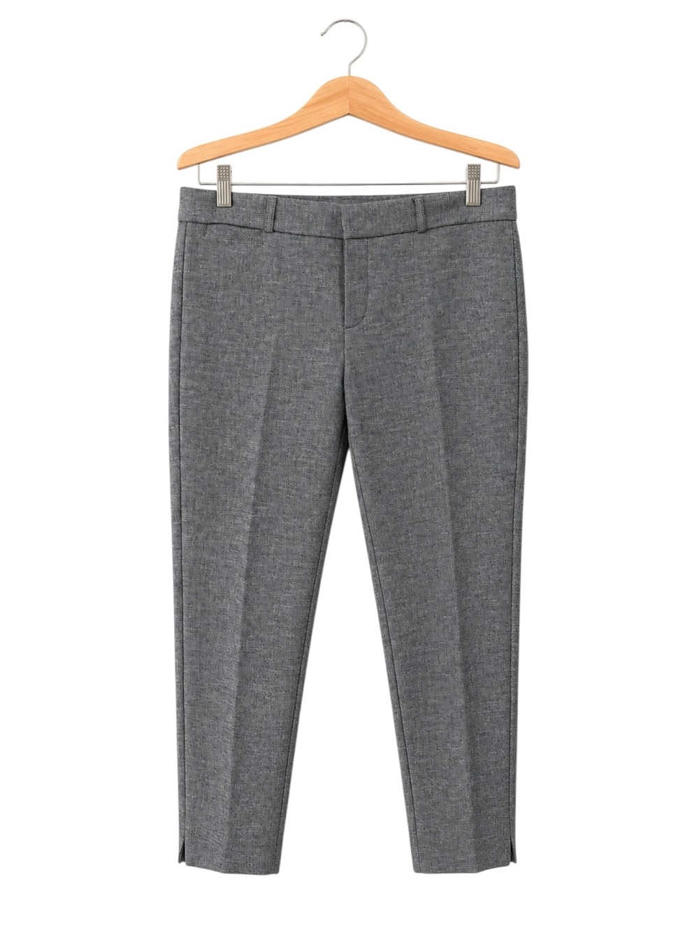 Banana Republic Sloan Slim Ankle Pants Gray Career Stretch Trouser Size 6